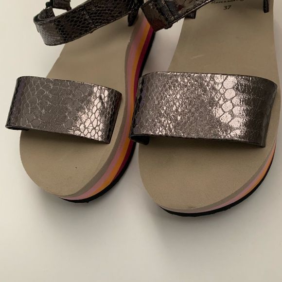 GIOSEPPO Platform Heels Open Toe Sandals - Picture 4 of 9